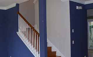 travaux de peinture interieure pavillon