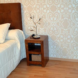 Pose papier d'une chambre