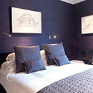 Pose de tissu mural