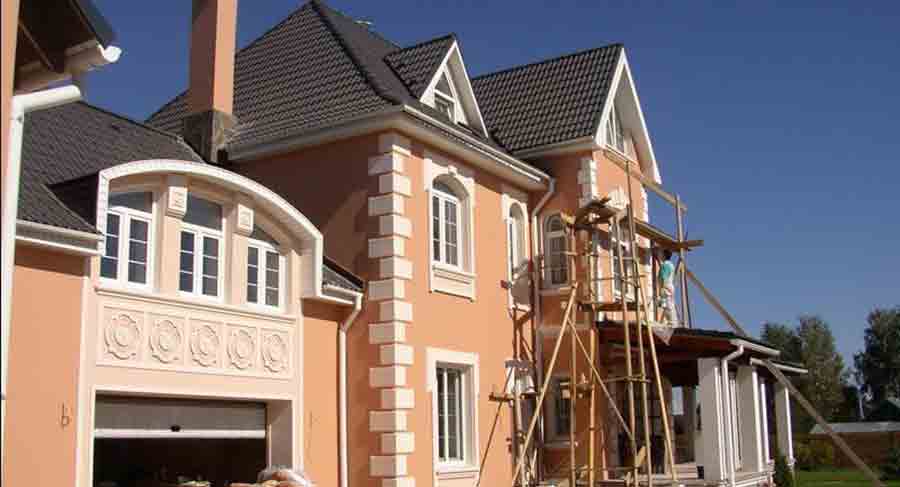 ravalement d'une façade maison individuelle