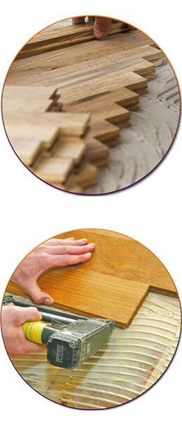 pose parquet massif avec colle ou cloue